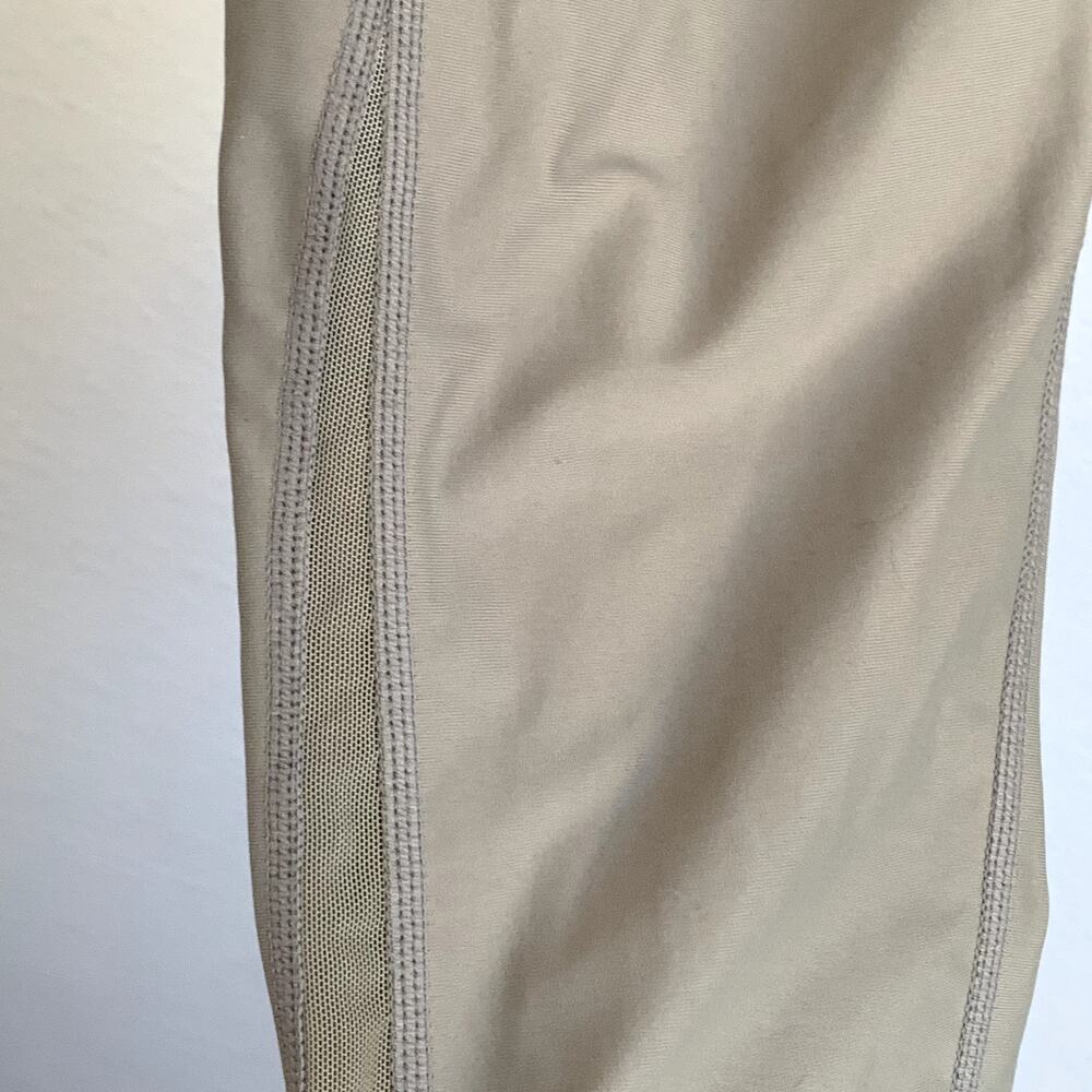 Carbon38 Mesh Insert Full Length Leggings In Silv… - image 7